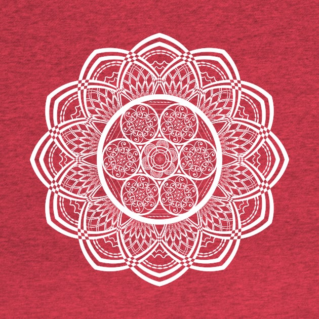 White Mandala by Korry